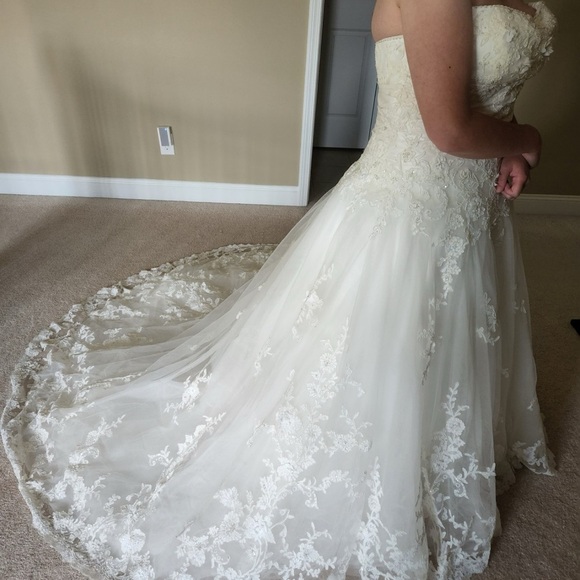 Elegant Lace Wedding Dress - Picture 2 of 16